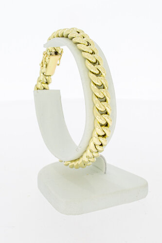 14 Karaat goud Gourmetarmband - 19,4 cm