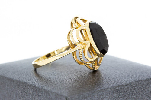 14 Karaat vrouwen Granaat ring - 18,2 mm