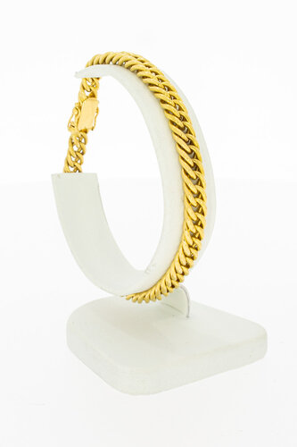 Gourmet armband 20 Karaat goud - 19,4 cm