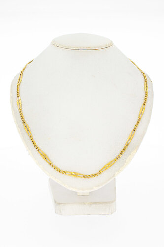 Gourmet ketting 14 Karaat goud - 48,5 cm