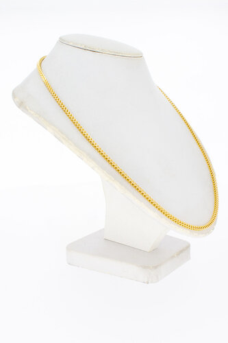 14 Karaat rosegouden ketting - 76 cm