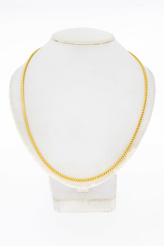 14 Karaat rosegouden ketting - 76 cm