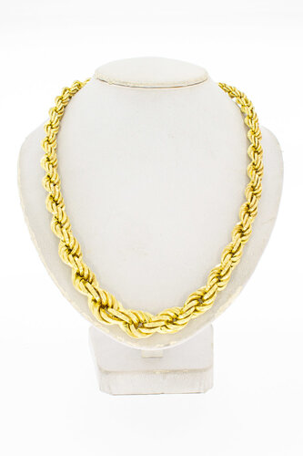 14 Karaat gouden Koord Collier - 43,3 cm