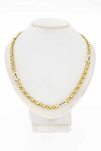 18 Karaat gouden platte Koningsketting - 53,8 cm