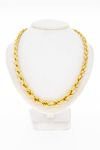 Koordketting 18 Karaat goud - 46 cm