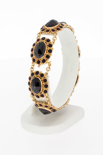 14 Karaat Granaat armband - 19 cm