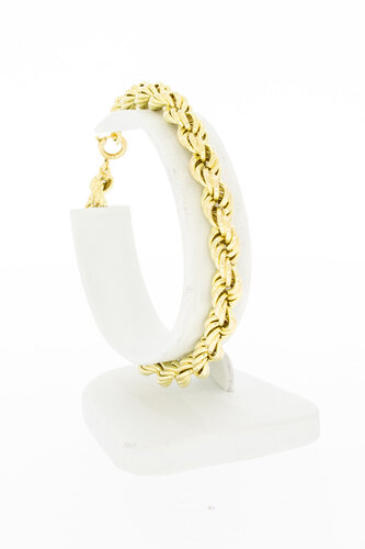 14 Karaat Koord heren armband - 19,3 cm