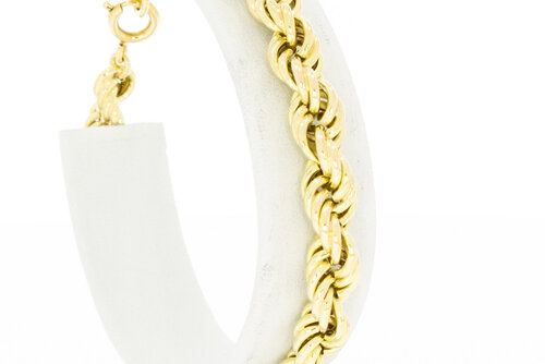14 Karaat Koord heren armband - 19,3 cm