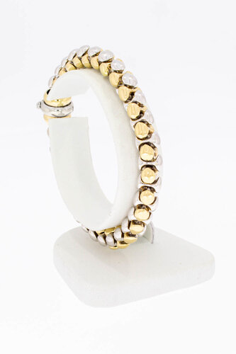 14 Karaat goud Popcorn armband - 18,5 cm