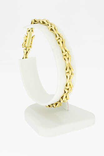 Schakelarmband 14 Karaat goud - 19,1 cm