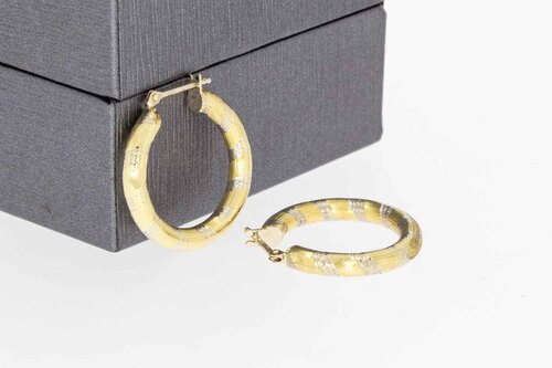 14 Karaat geelgoud Creolen - 2,1 cm