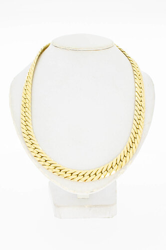 18 Karaat gewalste Gourmet Collier - 41,7 cm