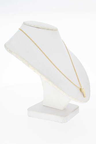 14 karaat goud hangers met Diamant