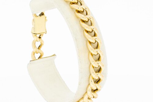 Gourmet armband 14 Karaat - 19,5 cm