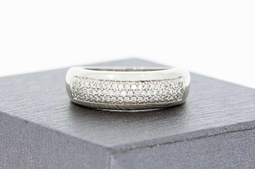 18 Karaat diamant Bandring - 17 mm