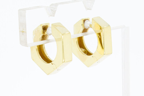 14 Karaat geel gouden Creolen - 1,4 cm