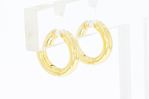 14 Karaat geel gouden oorringen - 1,2 cm