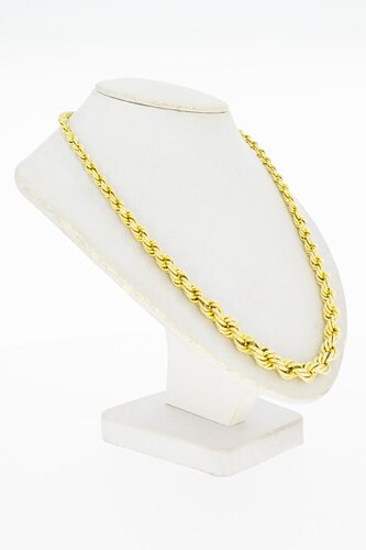 14 Karaat goud gevlochten ketting - 47,5 cm