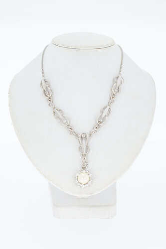 Edelsteen dames ketting 18 Karaat - 49,5 cm