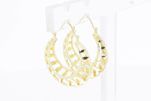 14 Karaat vintage dames oorbellen - 2,3 cm