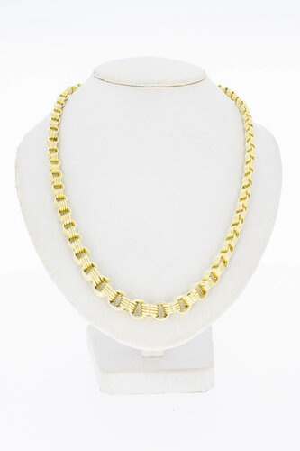 14 Karaat Jasseron hals ketting - 47 cm