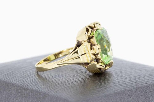 Vintage 14 Karaat Citrien ring - 16,8 mm