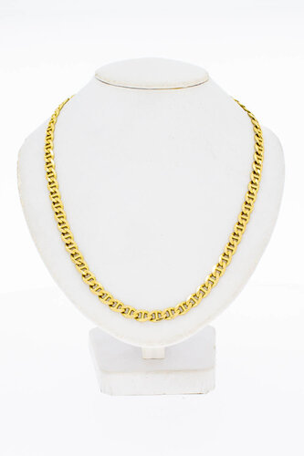 Anker ketting 14 Karaat goud - 59 cm
