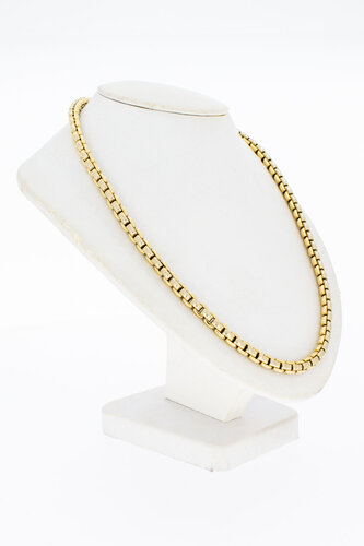 14 Karaat goud Staafjes ketting - 48,8 cm