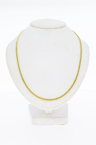Gourmetketting 14 Karaat goud - 62 cm