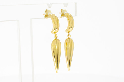 8 Karaat (geel) Kegel- vormige oorhangers
