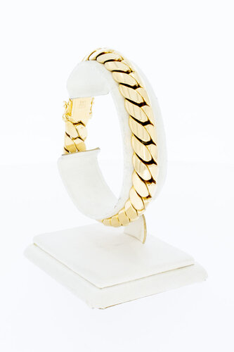 14 Karaat Gourmet goud armband - 19,4 cm