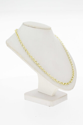 Gouden Jasseron ketting 14 Karaat - 46 cm