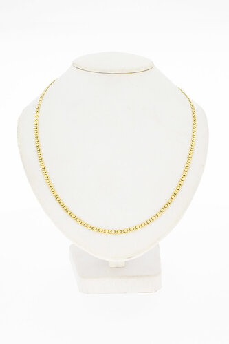 14 Karaat geel gouden Choker - 45 cm