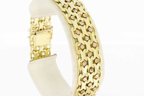 14 Karaat gouden Vintage armband -18,8 cm