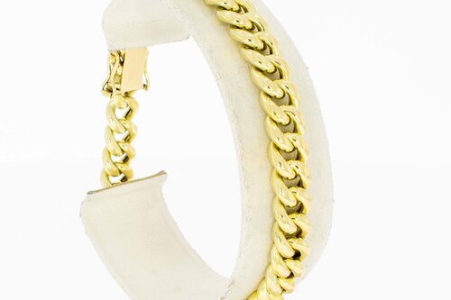 14 Karaat Gourmet schakelarmband - 19,6 cm