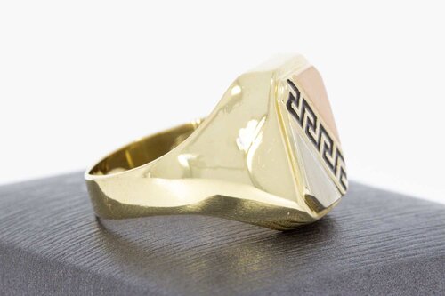 14 Karaat bicolor Statement ring - 20 mm