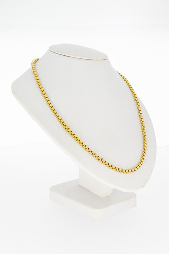Venetiaanse ketting 14 karaat goud - 45 cm