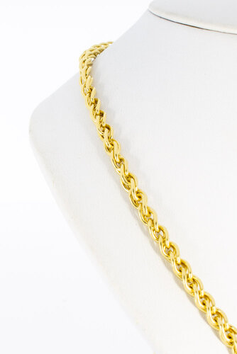 18 karaat gouden ropechain - 59,5 cm