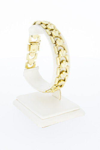 14 Karaat geelgoud Vintage armband - 20 cm