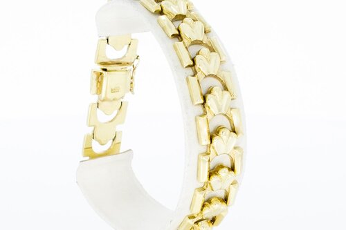 14 Karaat geelgoud Vintage armband - 20 cm