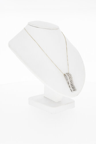 18 karaat Kettinghanger met Diamant
