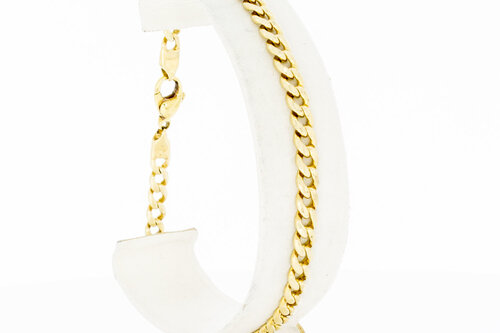 14 karaat goud Gourmet Armband - 21,7 cm