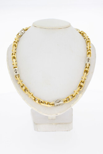 14 Karaat goud Monte Carlo ketting - 64 cm