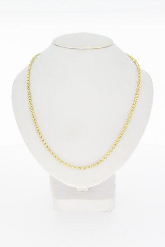 14 karaat Anker schakelketting - 61,5 cm