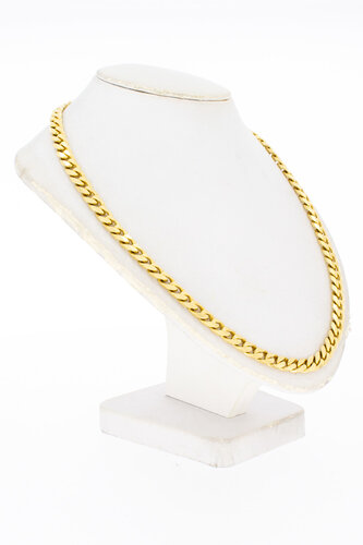 Gourmet- ketting 18 Karaat geelgoud - 44,5 cm