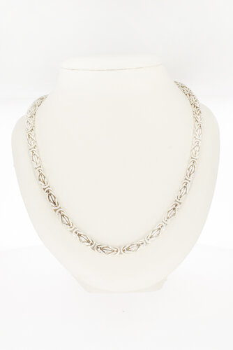 Zilveren Koningsketting (925) - 56 cm