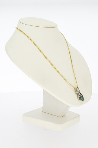 Dames kettinghanger 18 Karaat - 1,8 cm