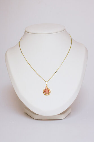 Camee Kettinghanger 14 karaat goud - 15 mm