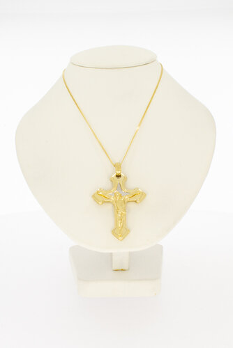 14 karaat geel gouden Kruis - 3,8 cm