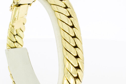 14 karaat Gourmet armband - 21,2 cm